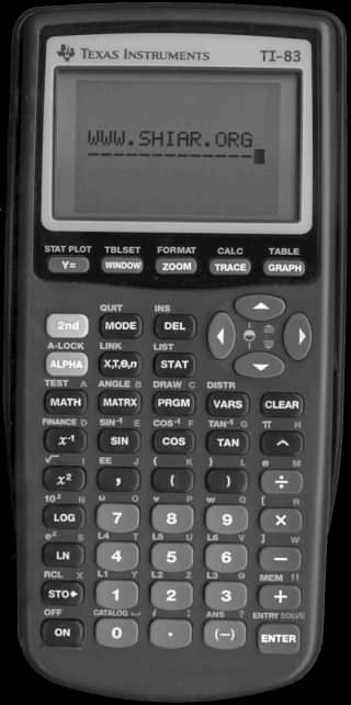 Picture of a TI-83