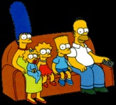 the Simpsons family