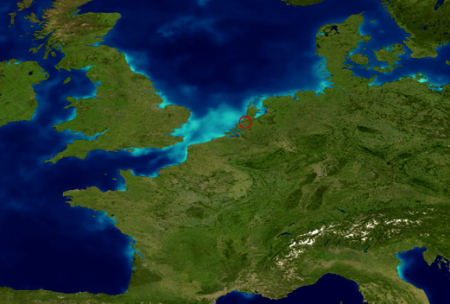 Europe closeup