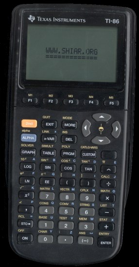 Picture of my own TI-86