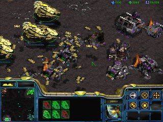 Starcraft -- some of my Carriers attacking :)